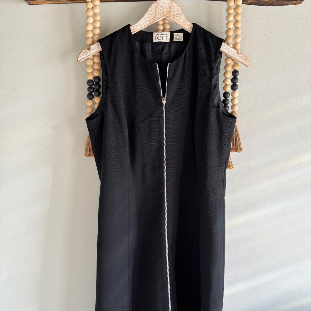 Anne Taylor LOFT black dress
